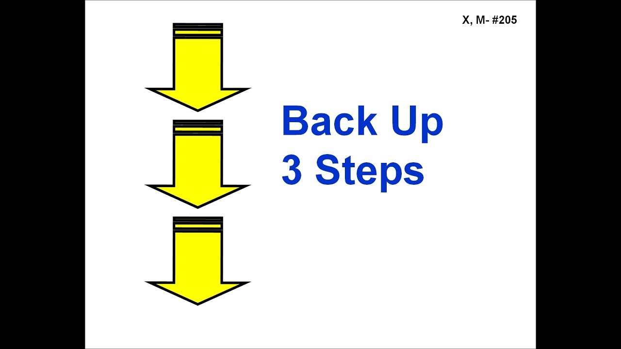 205. Backup 3 Steps