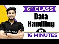 Data Handling Cheat Sheet Series For Class 6th