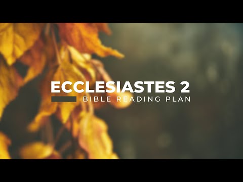 Ecclesiastes 2