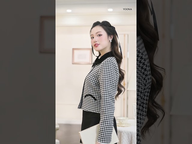 ED19S537 - Áo khoác dạ tweed