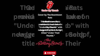 Under My Thumb Cover by The Boomtown Rats #shorts #rollingstones #rocknroll
