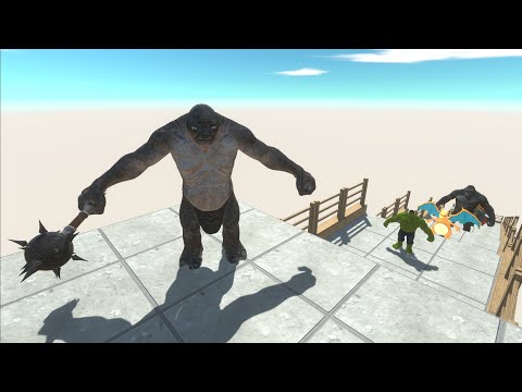 CAVE TROLL DELUXE DEATL FALL - Animal Revolt Battle Simulator