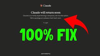 Claude AI Down Right Now? How To Fix Claude Not Working (Temporary Service Disruption Explained)