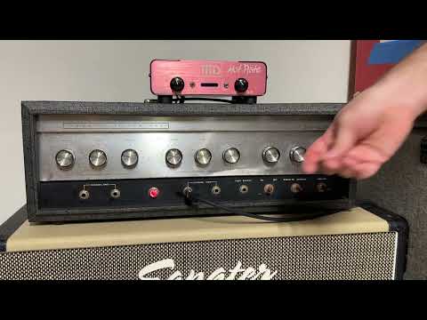 Immagine 1965 Silvertone 1484 Twin Twelve Amp Head Fully Serviced - 20