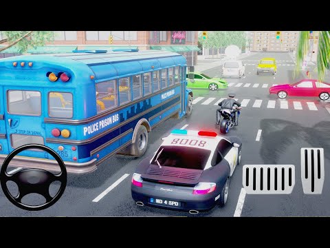 US Police Prison Transport Bus Simulator Games 2021 - Gameplay Walkthrough Part 1 (Android, iOS)
