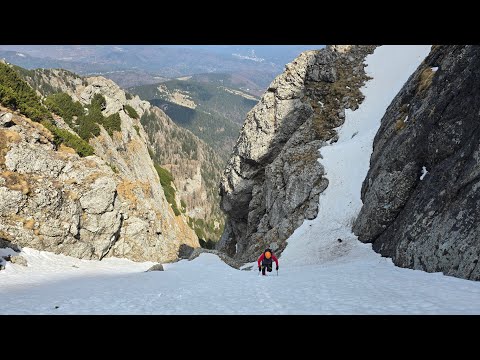 Valea Adâncă - vf.Omu, coborâre pe Valea Cerbului