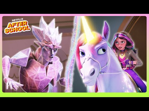 Sophia’s Fight Against Lazul! 🦄⚡️ Unicorn Academy | Netflix Family