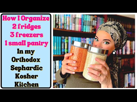, title : 'How I Organize my Orthodox Sephardic Kosher Kitchen with 2 Fridges 3 Freezers and 1 Small Pantry'