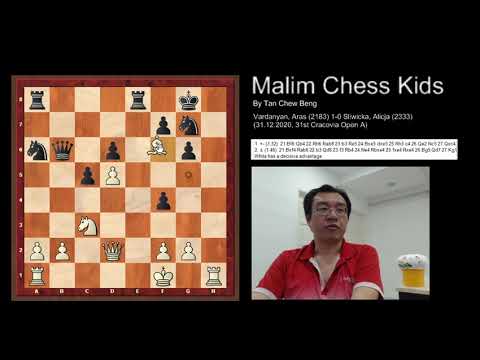 The Great Rook Sacrifice Rh8+! & Win in 28 Moves | Aras vs Alicja