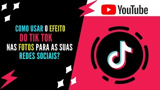 Como tirar foto usando o efeito do Tik tok #efeitos #efeitotiktok #foto
