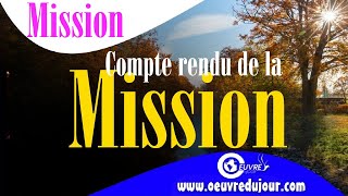 Compte rendu de fin de mission de Yaoundé du 19 au 22 /12/2024