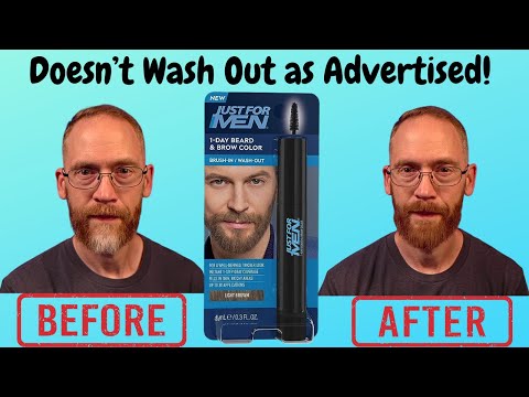 Just For Men 1-Day Beard and Brow Color Review