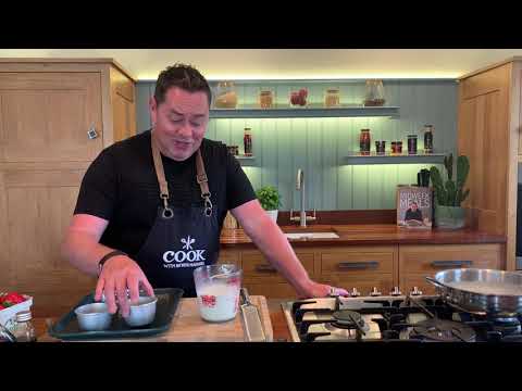 Panna  cotta with strawberries 🍓