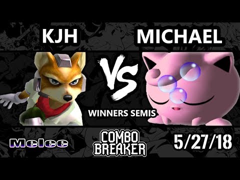 Combo Breaker 2018 Smash Melee - Balance | KJH (Fox) Vs. UGS | Michael (Jigglypuff) - SSBM WS