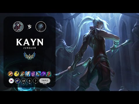 Kayn Jungle vs Kindred - KR Challenger Patch 12.22