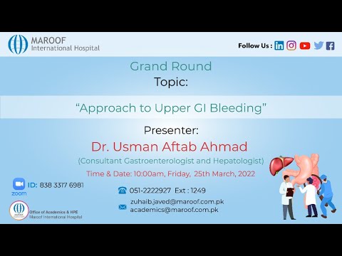 Grand Round: Approach to Upper GI Bleeding