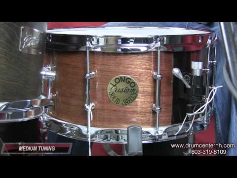 Longo Solid Ply Purpleheart Snare Drum 14x7 image 4