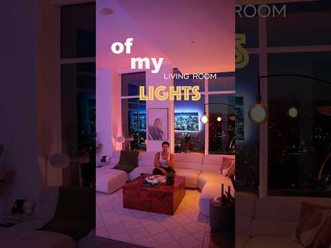Tour of My Living Room Lighting Setup
