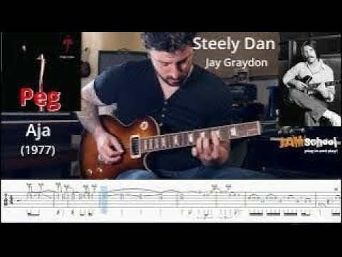 Steely Dan Peg Jay Graydon Guitar Solo With TAB