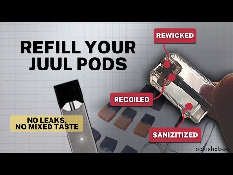 How to Refill Juul Pods *NO LEAKS* | DIYwithAkisha