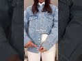 Crop Your Denim Jacket PERFECTLY in Seconds! 👖✨ #StyleHack