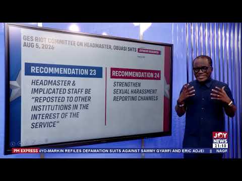 Sexual Abuse in Schools: A Safeguarding Imperative | | PM Express with Evans Mensah (20-10-26)