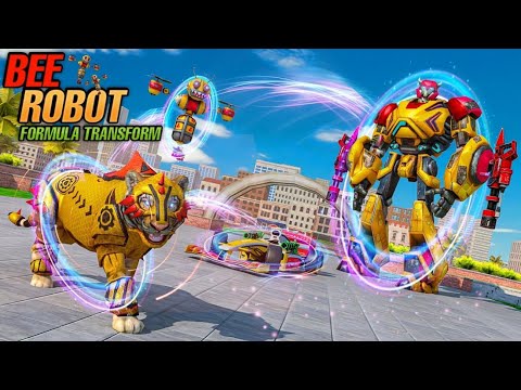Formula Robot Car Game – Bee Robot Transform Game