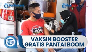 Pantai Boom Banyuwangi Masih Ramai Dikunjungi Wisatawan, Terdapat Fasilitas Gerai Vaksin Gratis