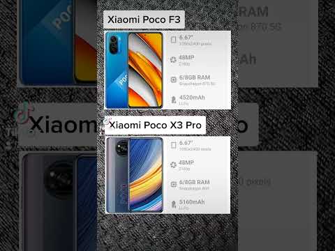 Xiaomi Poco F3 Pro vs Xiaomi Poco X3 Pro