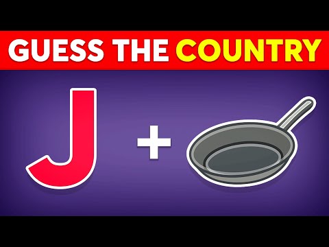 Guess the COUNTRY by Emoji? 🌎 Monkey Quiz