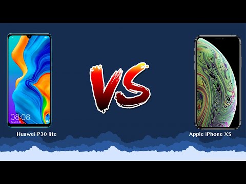 Huawei P30 lite vs Apple iPhone XS   - Phone battle!