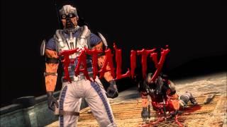 Mortal Kombat 9 Kabal Fatality 1, 2, Stage And Babality (HD)