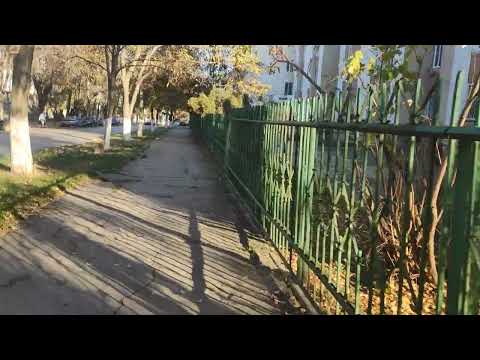 Walking tour with city sounds - Tiraspol, Pridnestrovie ( Transnistria ) November