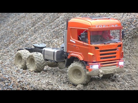 RC SPECIAL EDITION! SCANIA 6X6 AGRAR TRUCK SPECIAL! STRONG SCANIA 6X6! COOL RC IN MUD