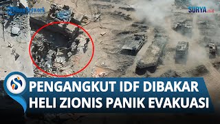 IDF Dibakar Hidup-hidup? Mobil Pengangkut Tentara Israel Hangus Dihantam Al Qassam!