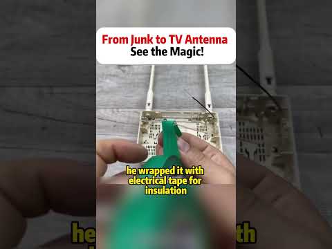 From Junk to TV Antenna – See the Magic!