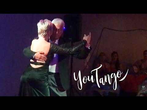  Roberto Reis  and  Natalia Lavandeira  are  dancing  to  the  tango  "  A Evaristo Carriego  "  by  Osvaldo Pugliese  in  2019