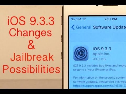 iOS 9.3.3 Released - Changes & Jailbreak Possibilites