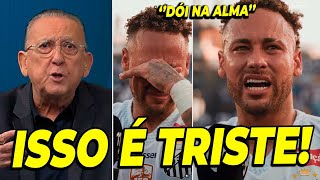 GALVÃO BUENO FAZ REVELAÇÃO DRÁSTICA APÓS CHORO DO NEYMAR ''O ANCELOTTI FALOU QUE O NEYMAR VAI...''