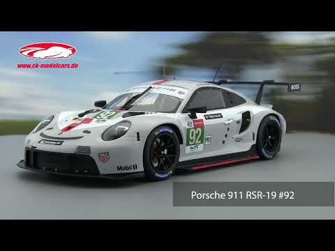 【MINICHAMPS】1/18 Porsche 911 RSR #92 Ixo 1:18 Porsche 911 RSR-19 #92 24h LeMans 2021 Christensen, Estre