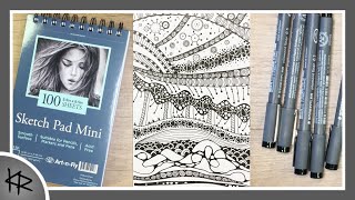 Doodle Art Ink Drawing - zentangle inspired 2