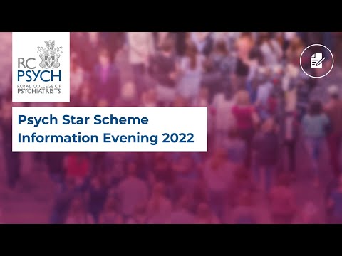 Psych Star Scheme Information Evening 2022