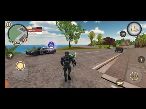 Ultra high bike accident in Rope Hero Vice Town