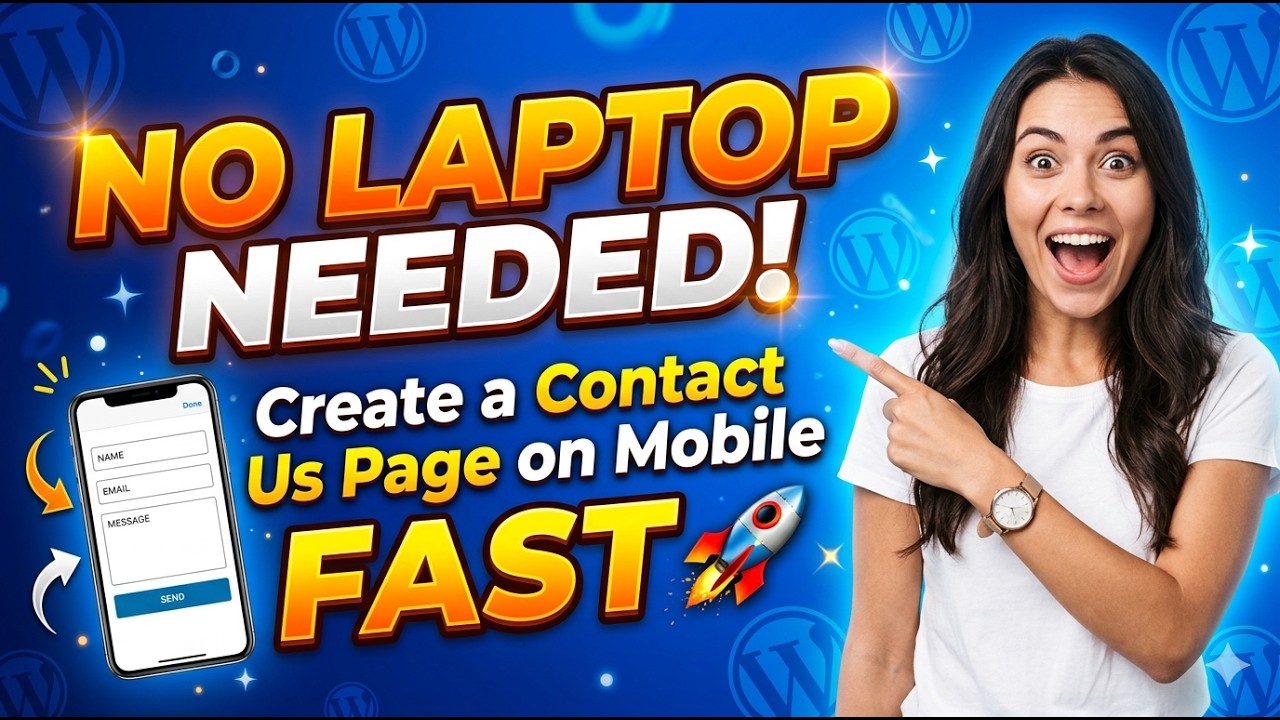 How to Build a Contact Us Page Using Your Phone (Step-by-Step Guide!)