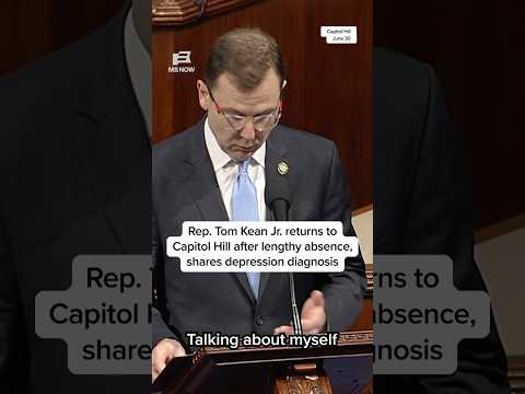 Rep. Tom Kean Jr. returns to Capitol Hill after lengthy absence, shares depression diagnosis
