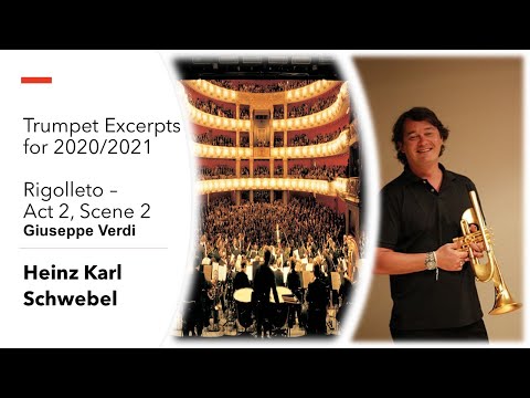 [TRUMPET EXCERPTS] Rigoletto, Act 2 Scene 2 (Verdi) - by Heinz Karl Schwebel