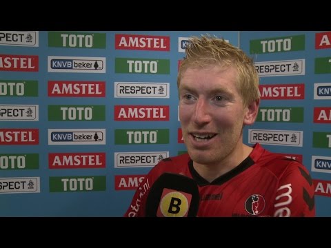 Matchwinnaar Roel van de Sande na RKC - Helmond Sport