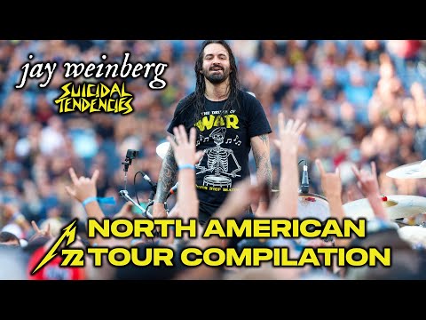 Jay Weinberg - M72 North American Tour Drum Cam Compilation