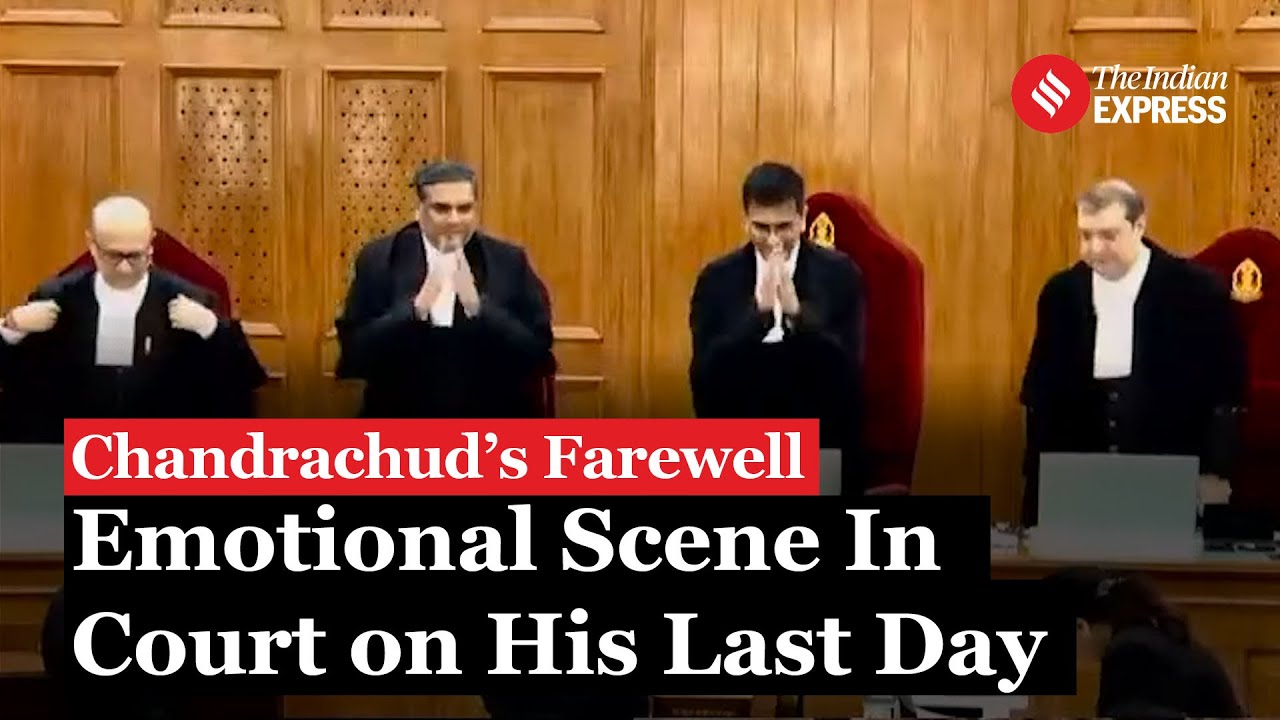 ‘Forgive Me...': Emotional Farewell by Chief Justice of India D.Y. Chandrachud in Final Court Speech