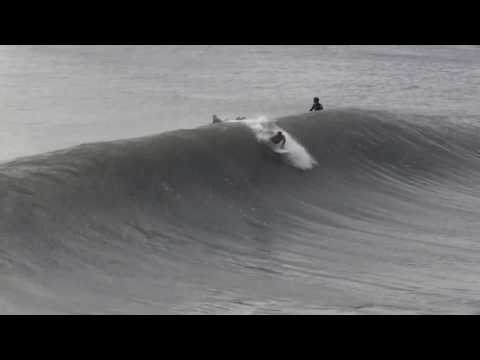 Surfing Hurricane Maria and stand-up tubes in Surf City, NC
